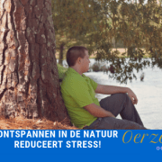 ontspannen in de natuur reduceert stress